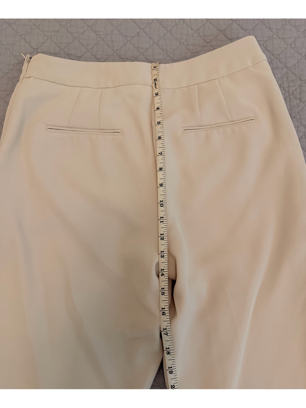 Ann Taylor Crepe Collarless Suit Jacket and Pants 10P - Picture 9 of 9